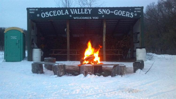 Family Day 2013 -- Fire in front of the shelter (Medium)